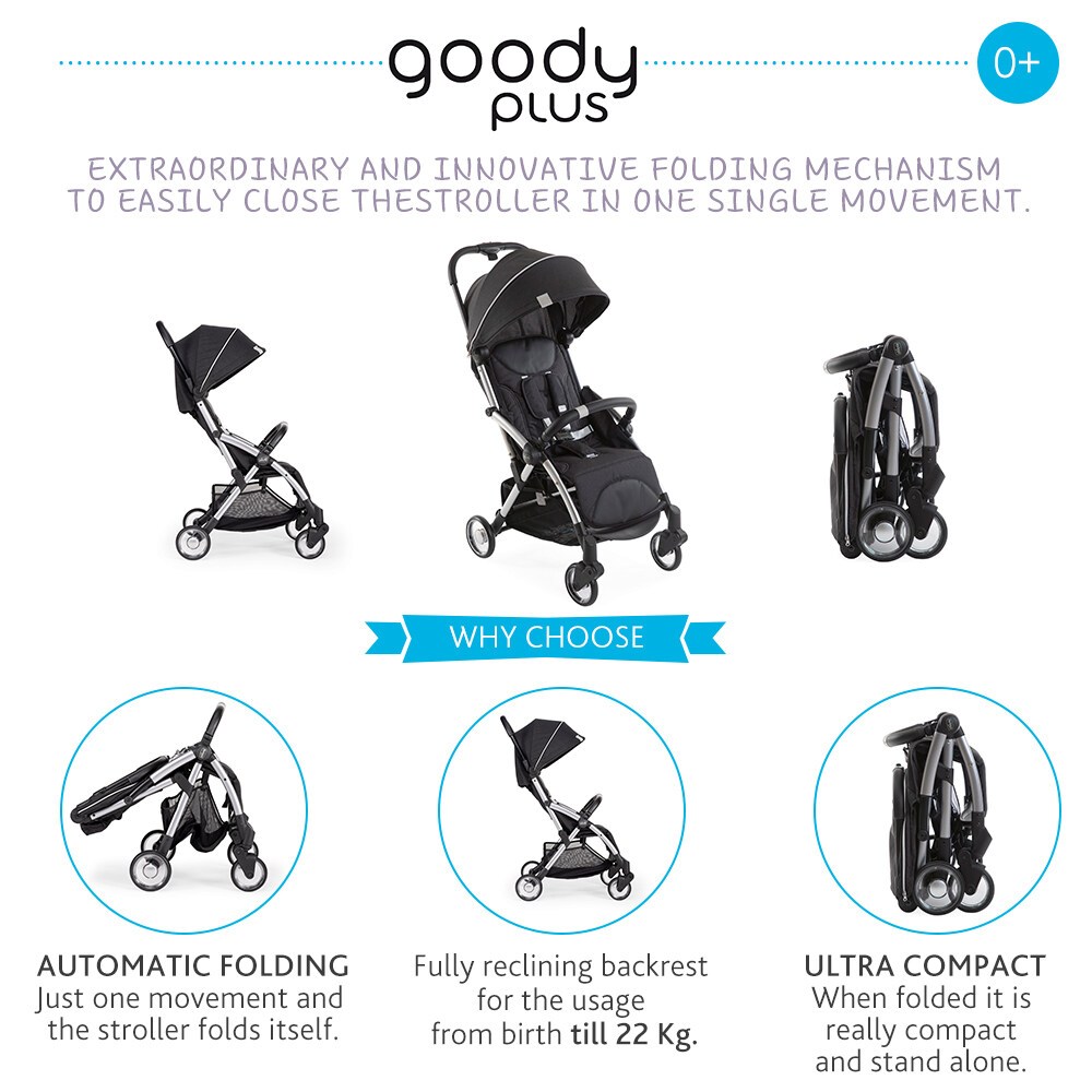 Chicco Goody Plus AutoFold Compact Stroller