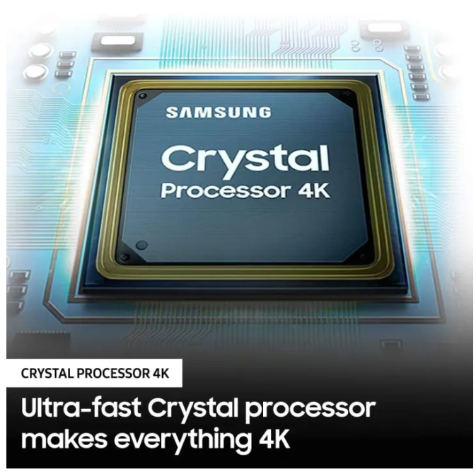 SAMSUNG 50inch 55inch 65inch 75inch Crystal UHD 55TU8000 65TU8000 75TU8000 4K UHD HDR Smart TV with Alexa Built-in-Smart-Living