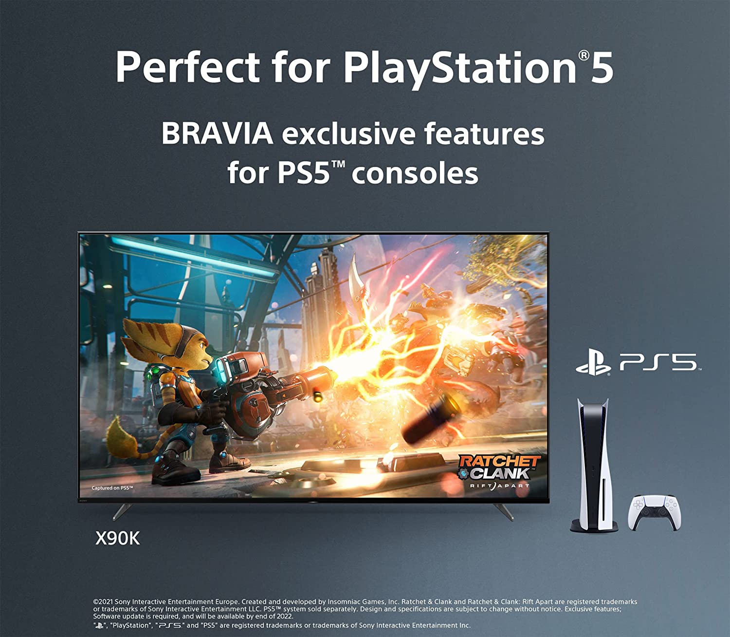 Sony 55X90K 65X90K 75X90K 85X90K 4K Ultra HD TV X90K Series: BRAVIA XR Full Array LED Smart Google TV with Dolby Vision HDR and Exclusive Features for The Playstation® 5-Smart-Living